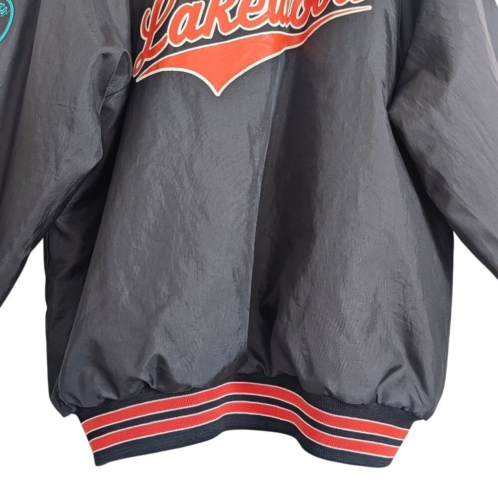 Harwell Sports Vintage 80s Sporty Patchwork Colorado Varsity Nylon Bomber Jacket - Picture 3 of 9